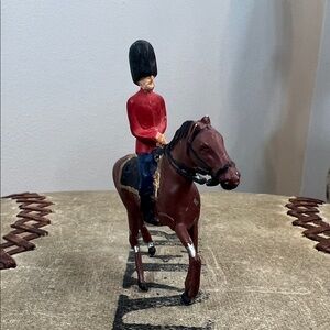 Vintage Horse and Rider Figurine